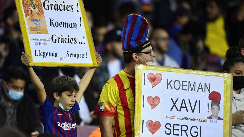 Fans love them all, but it doesn't mean they're good for Barca (©AFP)