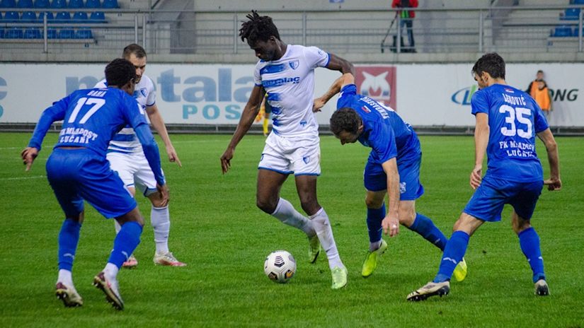 Richard Odada in action for FK Metalac (©FK Metalac)