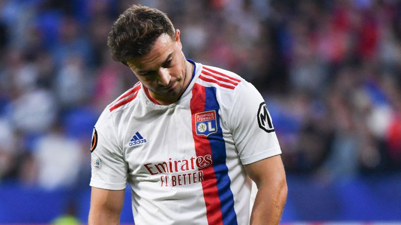 It's not worked out so far for Xherdan Shaqiri and Olympique Lyonnais (©AFP)