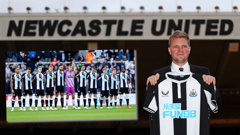 Big job in hand for Eddie Howe (©AFP)