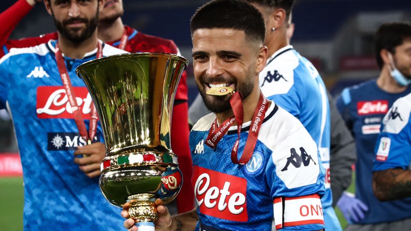 Napoli's iconic captain Lorenzo Insigne (©AFP)