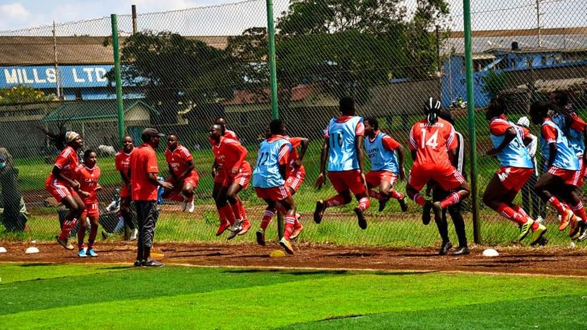 Gaspo in a past training session © Courtesy 