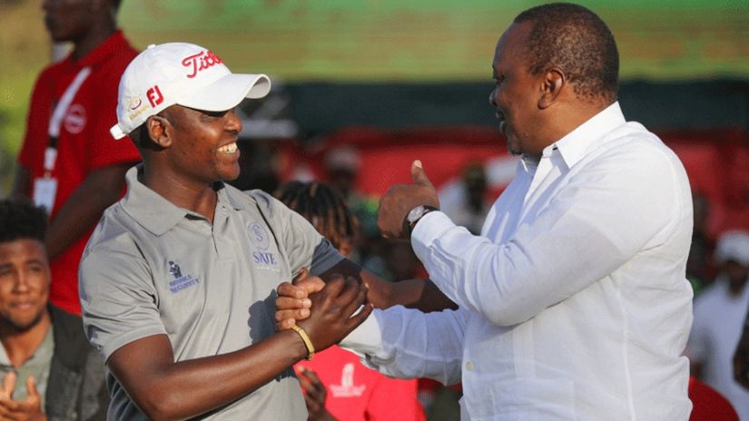 Simon Ngige meet President Uhuru Kenyatta © Courtesy 