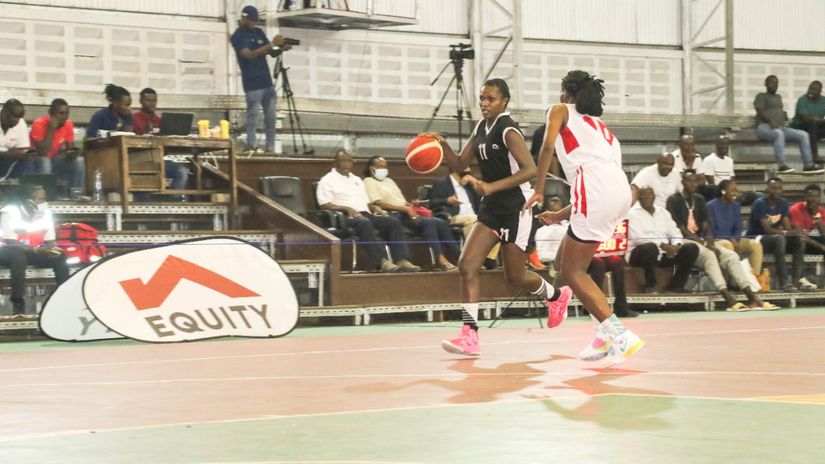 Hawks' Betty Kananu in against against Shantel Kiyobi of REG © Courtesy 