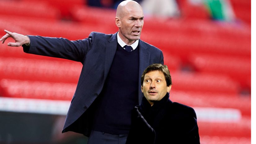 Zinedine Zidane and Leonardo Araujo (©Gallo images/MozzartSportKenya))