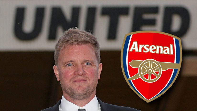 Eddie Howe is going to Emirates Stadium (©AFP)
