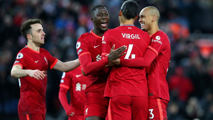 Lots of reasons to smile for the Scousers (©Photo by Alex Livesey/Getty Images)