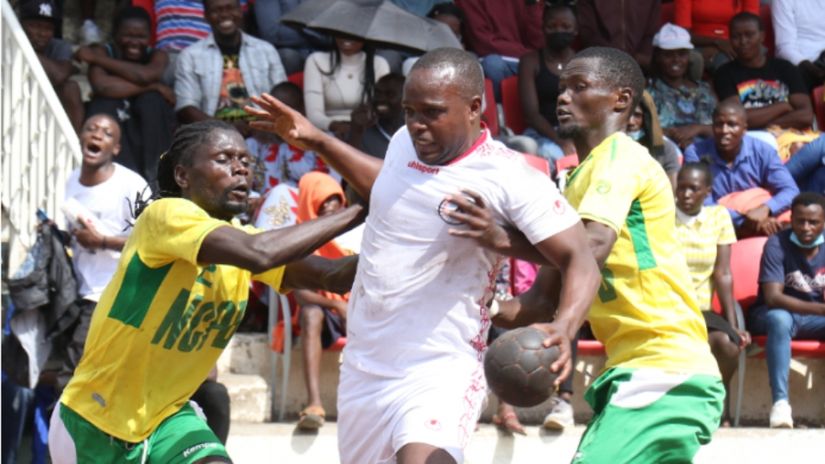 NCPB men in a past match against Ulinzi HC 