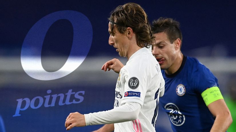 Two great players - zero points between them (©AFP)