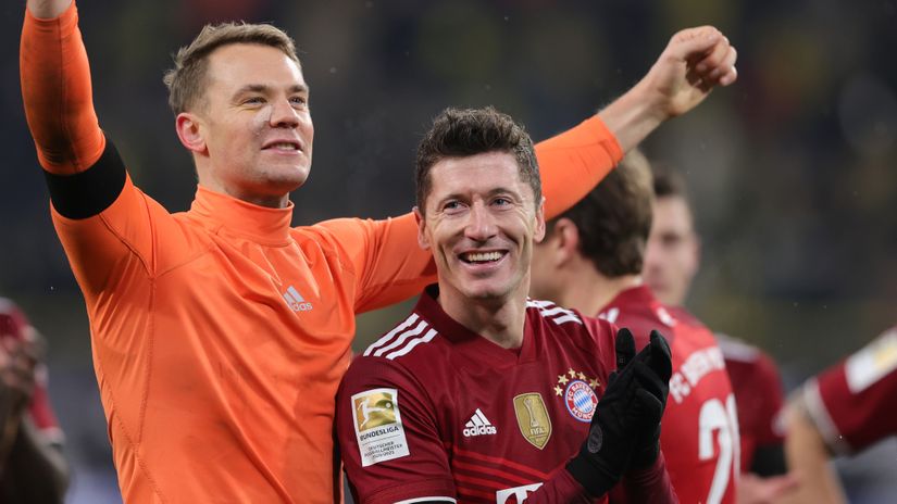 Neuer & Lewandowski (©Gallo Images)