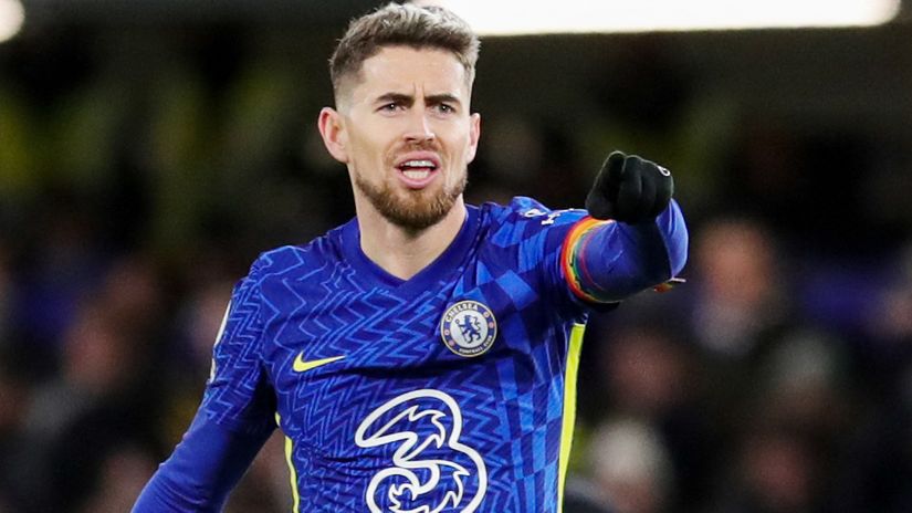 Jorginho is set to play despite the pain (©AFP)