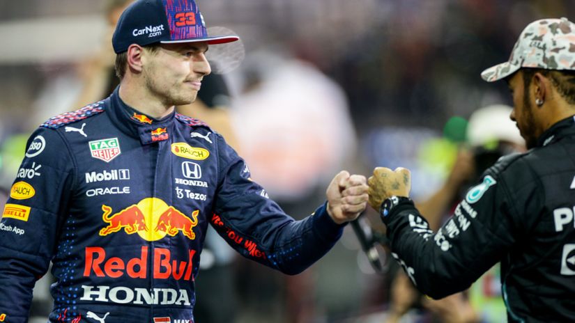 Verstappen and Hamilton ahead of their decisive battle (©Peter Fox/Getty Images)