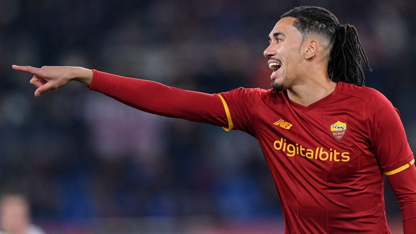 Got Roma off to a perfect start: Chris Smalling (©AFP)