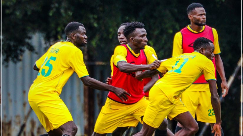 Kariobangi Sharks players take part in a training session © Kariobangi Sharks