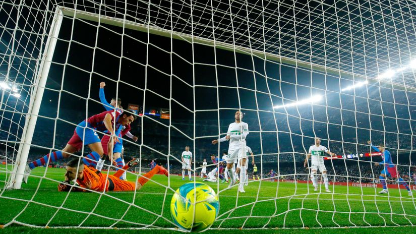 Drama at Camp Nou (©AFP)