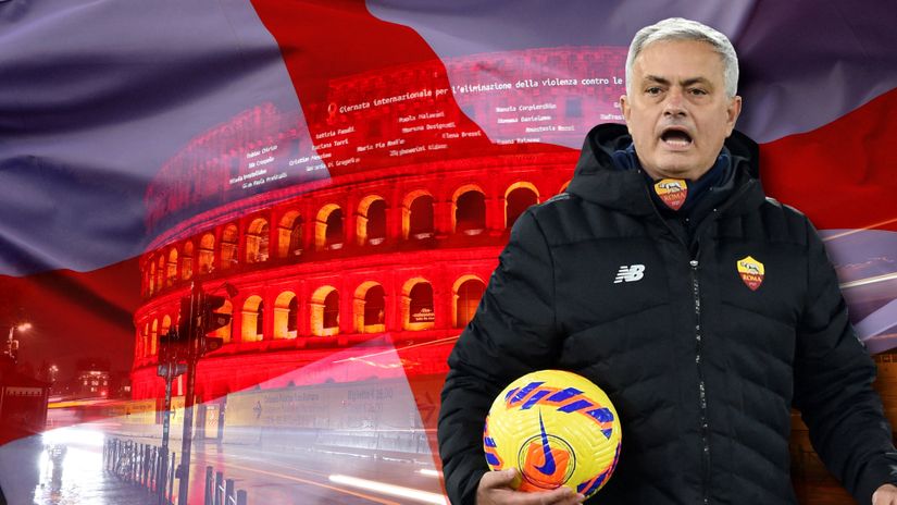 Jose Mourinho is making Rome distinctly English (©AFP)