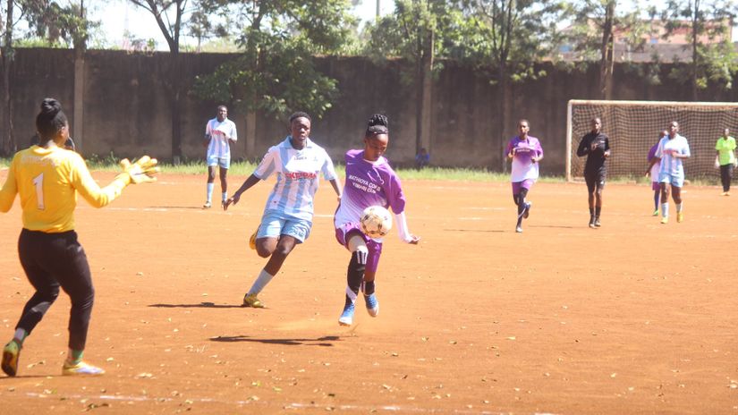 Mathare Women in a past friendly match © Courtesy 