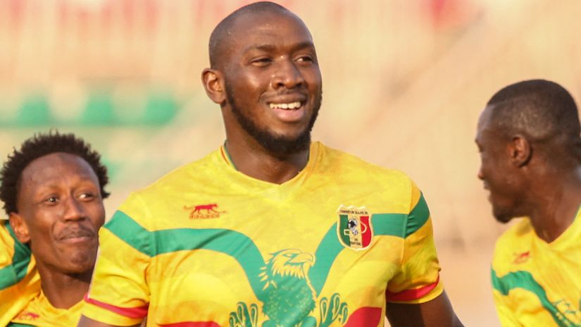 Mali players celebrate scoring against Kenya © Mozzart Sport 