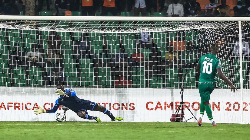 Pele misses the penalty (©AFP)