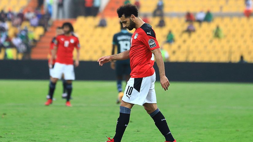 Salah's Egypt heads of to a bad start of the competition (©AFP)