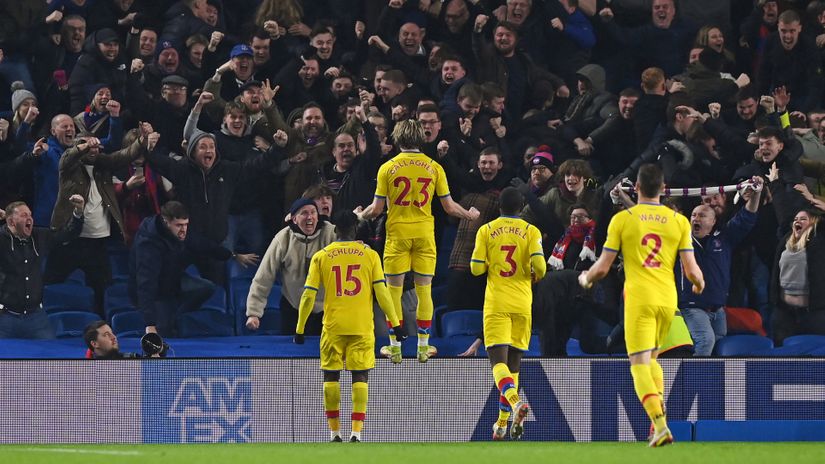 Palace were so close od snatching a derby win, but hat to settle with a point (AFP)