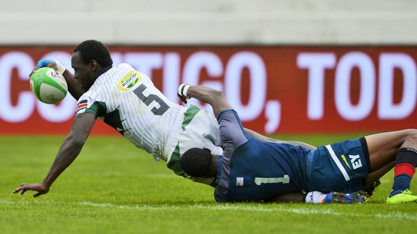 Billy Odhiambo goes for a try in a past match© World Rugby