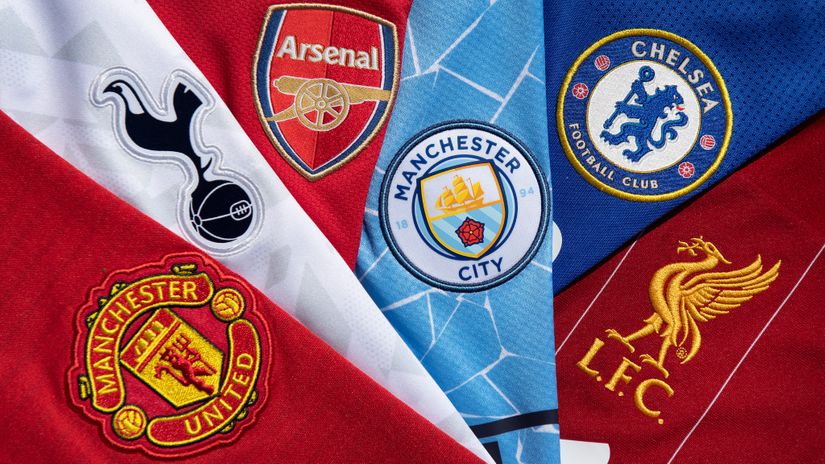 Premier League so-called 'big six' (©Gallo images)