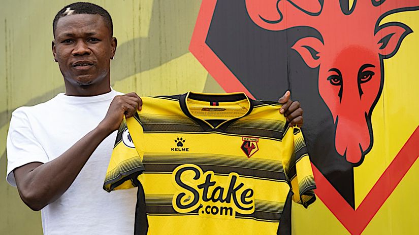 Samuel Kalu joins the Hornets (©Watford Football Club)