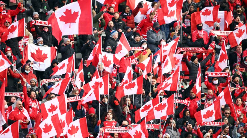 Canadian fans were thrilled by the win over the United States (©AFP)