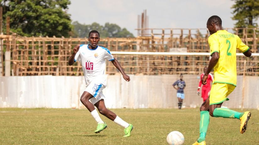 John Kamau in action against Kakamega Homeboyz © Nairobi City Stars