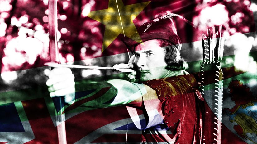 Errol Flynn as Robin Hood. He has nothing to do with this story, you know (©AFP, Freepik)