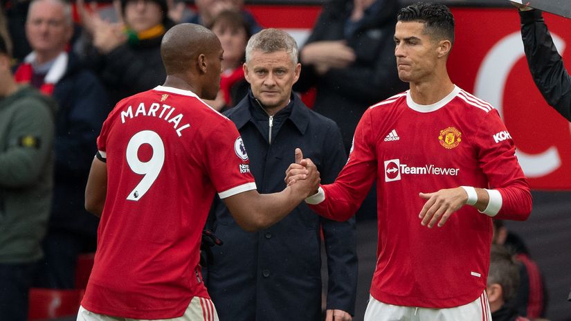 Martial & Ronaldo under Solskjaer (©Gallo Images)
