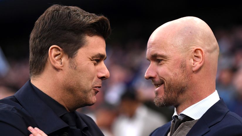 Pochettino & ten Hag (©Gallo Images)