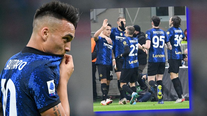 Hat-trick hero Lautaro Martinez (©AFP)