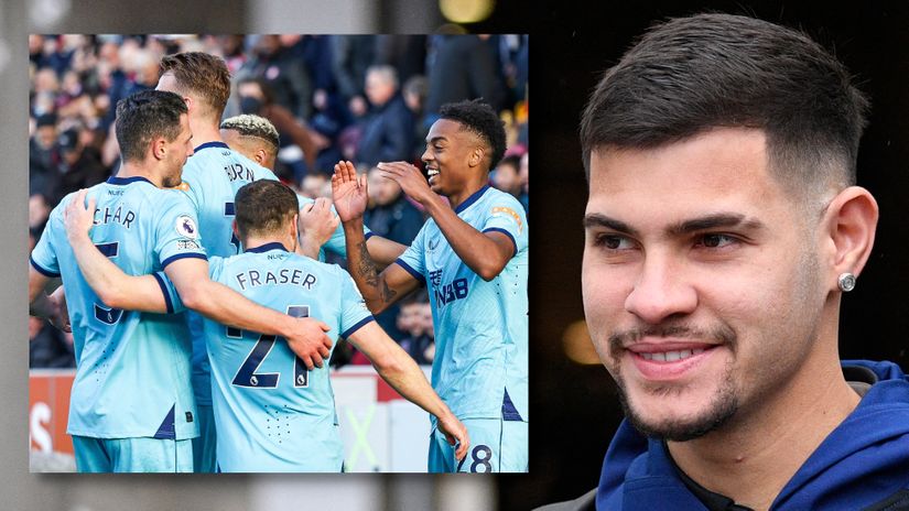 Bruno Guimaraes has high ambitions for Newcastle United (©AFP)