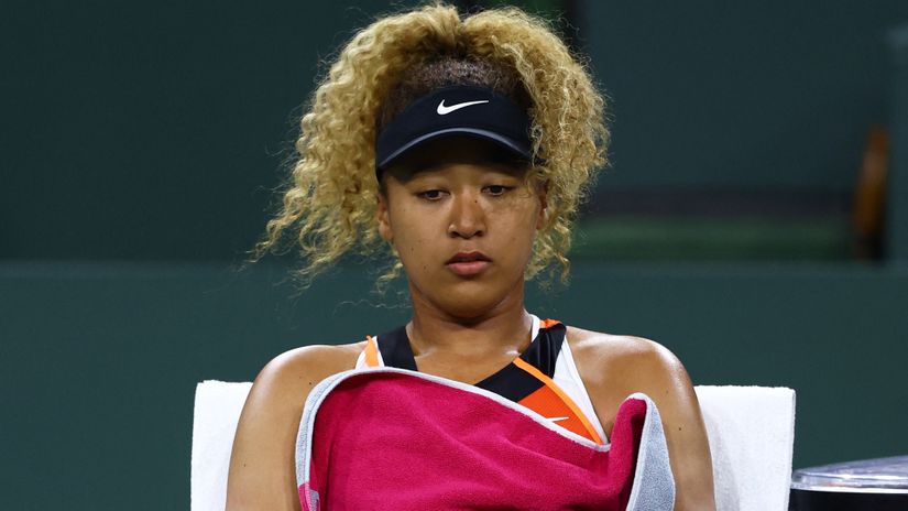 Naomi Osaka was in tears after hearing the insult (©AFP)