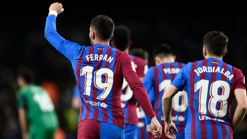 Torres celebrating one of his goals (©AFP)