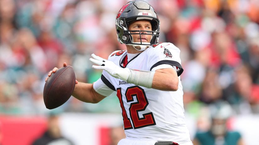 Tom Brady in action (©AFP)