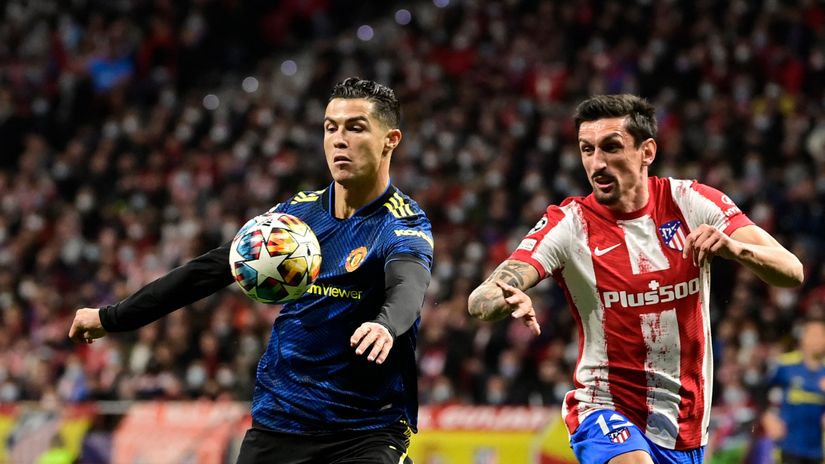 Ronaldo vs Atletico last time out (©AFP)