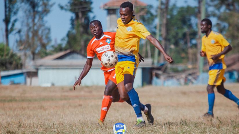 Kevin 'Ade' Omondi in action for South B All Stars © South B All Stars