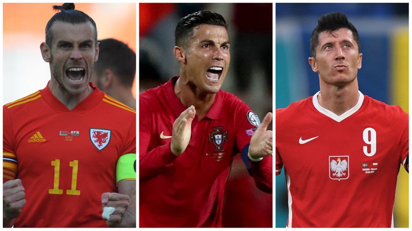 Bale, Ronaldo and Lewandowski (©AFP)