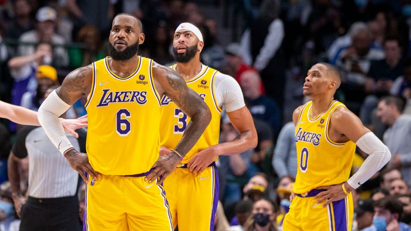 The Lakers' Big three (©Gallo Images)