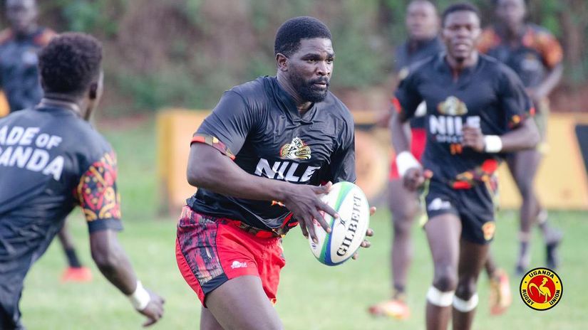 Michael Wokorach in action © Uganda Rugby Union