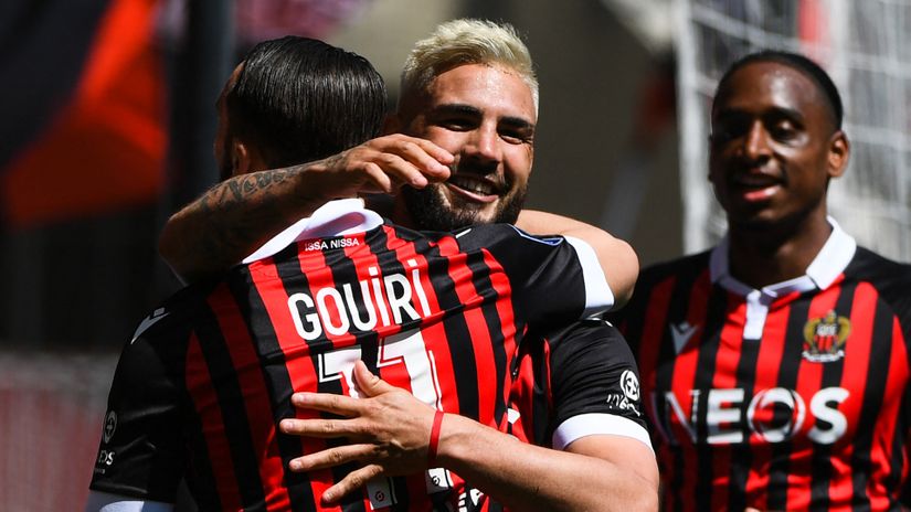 On the double: Andy Delort (©AFP)