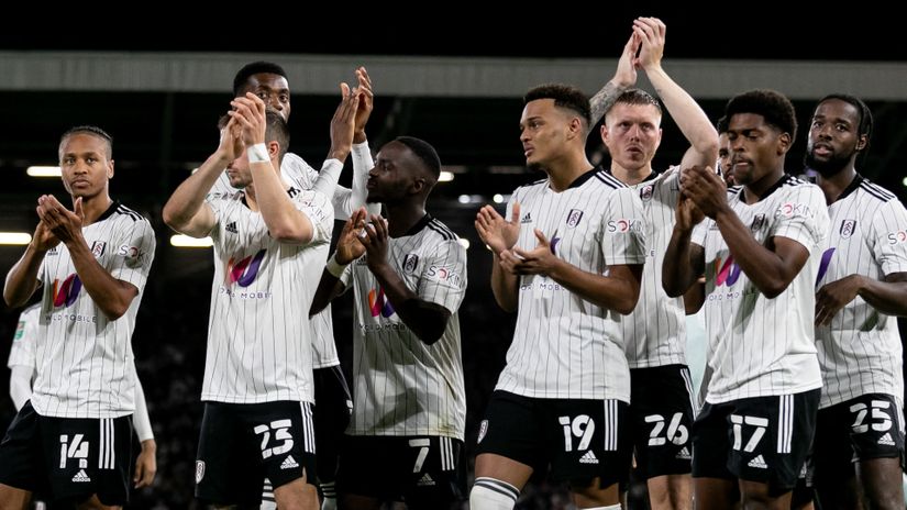 Deserved their promotion: Fulham players (©AFP)