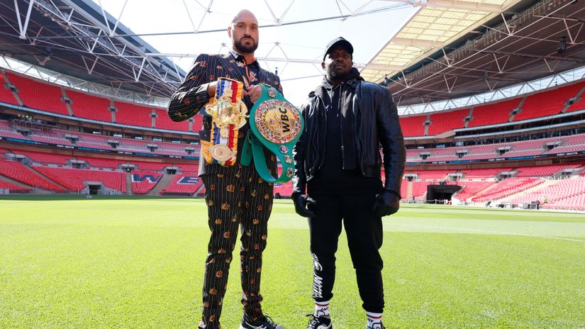 Fury & Whyte at Wembley (©Gallo Images)