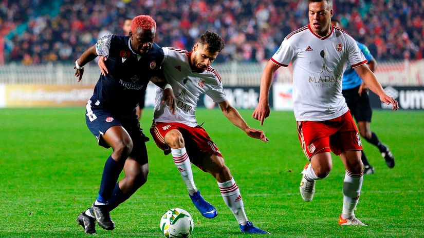 Wydad vs CR Belouizdad in the first leg © CAF