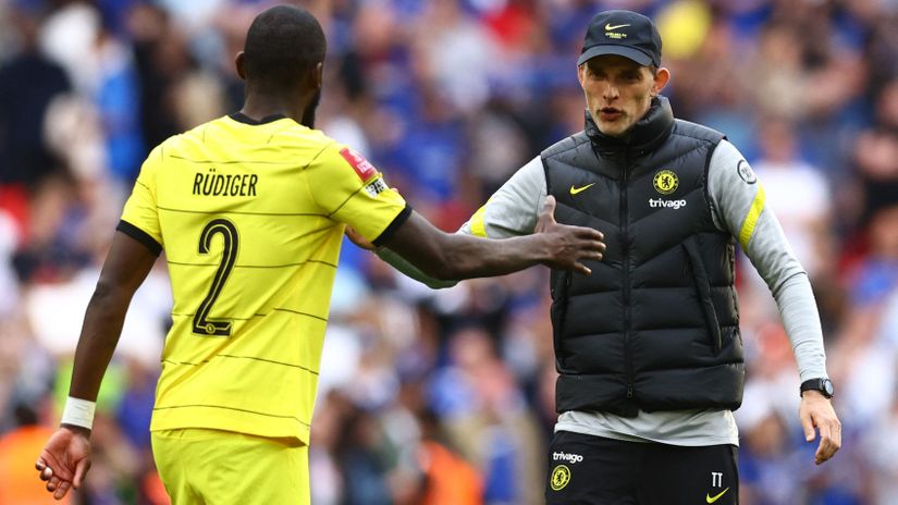 Rudiger & Tuchel (©Gallo Images)