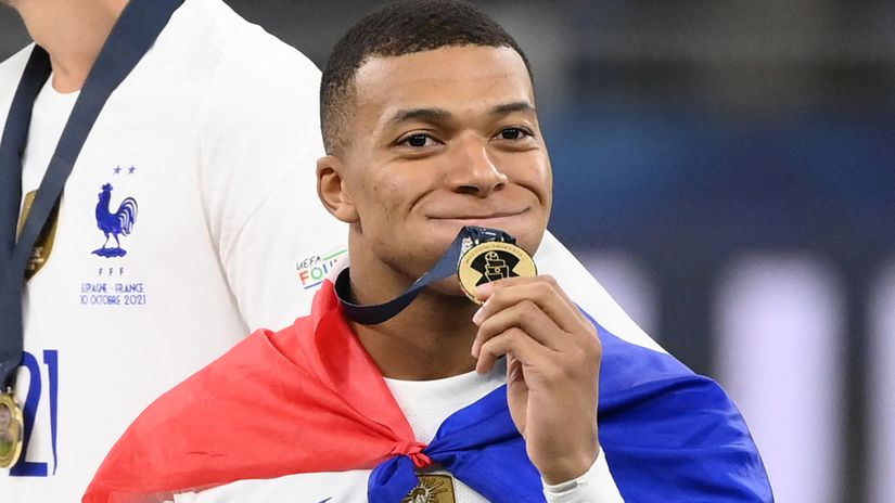 Pride of France: Kylian Mbappe (©AFP)