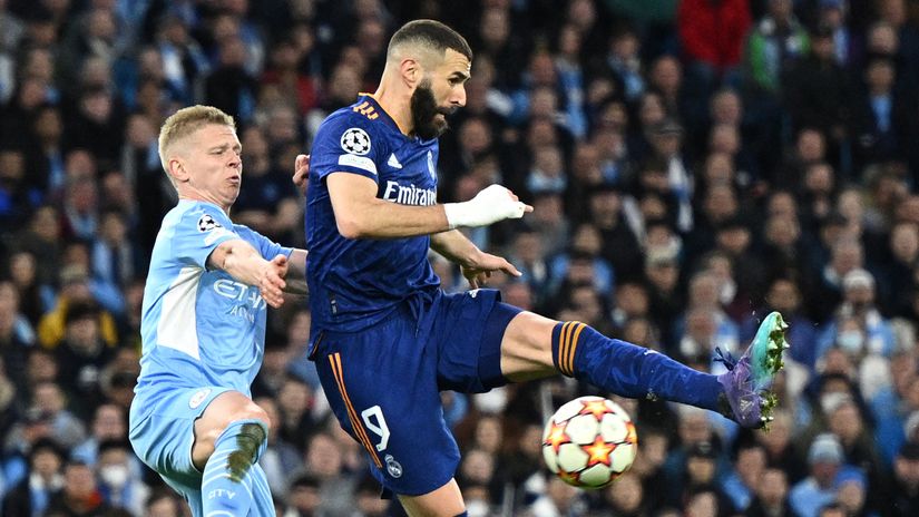 Karim Benzema scored a double again (©AFP)